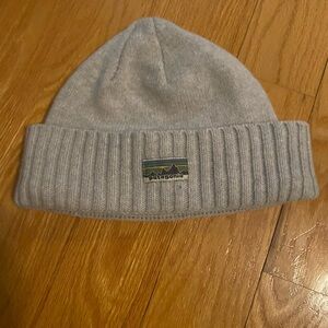Patagonia Gray Beanie Hat